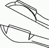 F-7331 Пинцет для сгибания силиконовых линз по Коху, универсальный