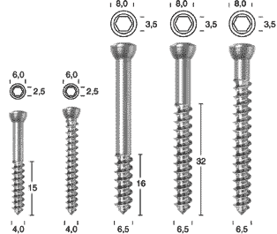 ВС00.35 Винты спонгиозные ВС00.35 Винты спонгиозные