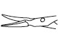Ножницы для капсулотомии по Ваннасу, двухшарнирные S-1023