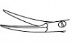 Ножницы конъюнктивальные изогнутые S-2504